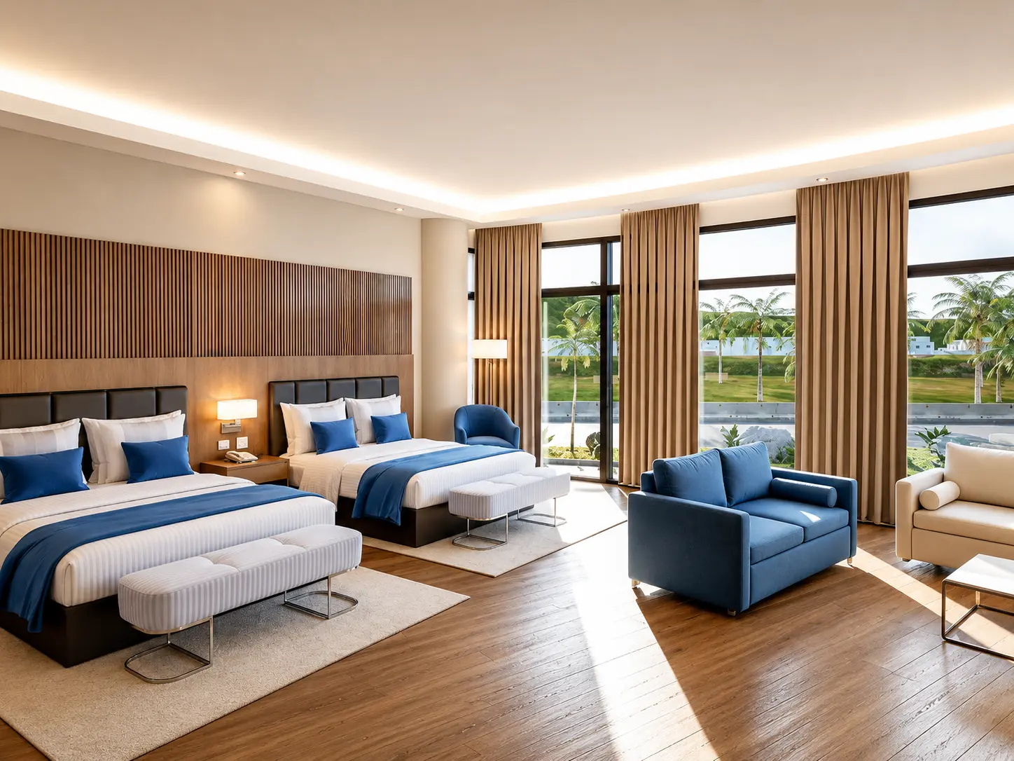 Modern Bedroom Design - Architecture Visualization visualization screenshot 1